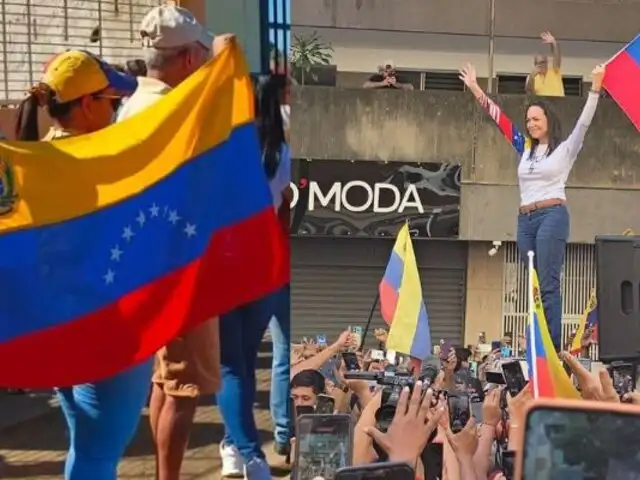 Protestas en Venezuela EN VIVO: María Corina Machado sale de la clandestinidad y se suma a las manifestaciones