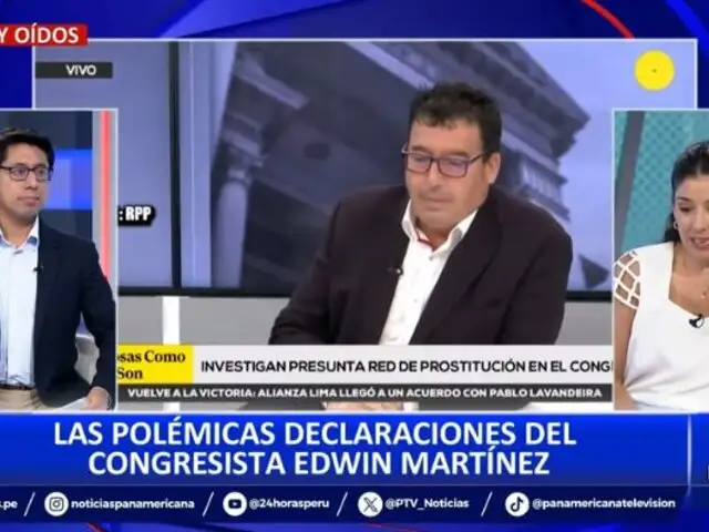 Edwin Martínez culpa a mujer que denunció por violación a José Jerí: "Debió controlarse un poco"