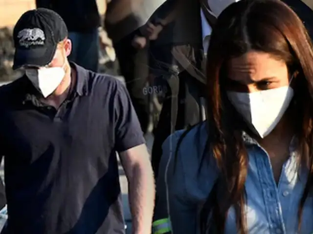 Meghan Markle y el príncipe Harry ayudan a víctimas de los incendios forestales en Los Ángeles