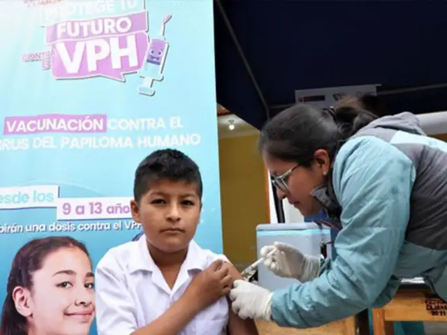 Ministerio de Salud: varones se vacunaron más contra el VPH que las mujeres durante el 2024