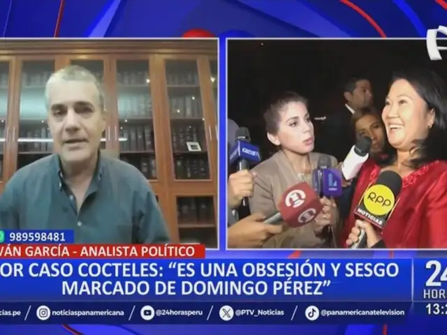 Iván García por caso Cócteles: "Es una obsesión y sesgo marcado de Domingo Pérez"