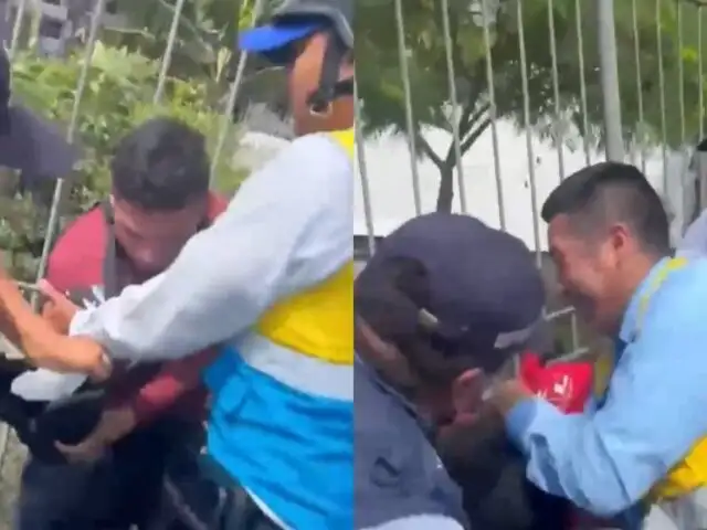 Separan a fiscalizadores que golpearon a puñetazos a limpiador de autos en El Agustino