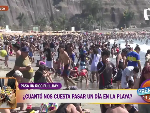 Quieres refrescarte por las altas temperaturas: ¿Cuánto te cuesta pasar un día de playa?