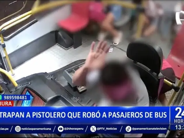 Capturan a delincuente tras asaltó a empresa de transportes en Piura