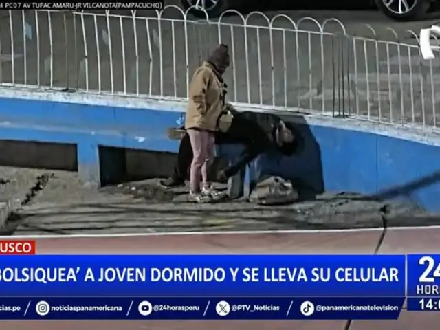 Mujer roba celular a joven en estado de ebriedad en Cusco