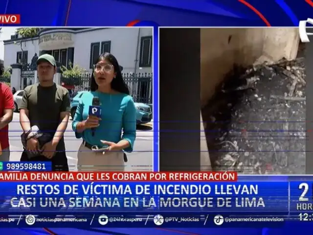 Morgue de Lima retiene restos de padre de familia fallecido en incendio por falta de personal