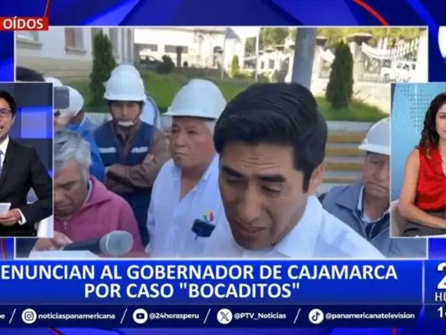 Denuncian penalmente a gobernador de Cajamarca por gastos millonarios en comida