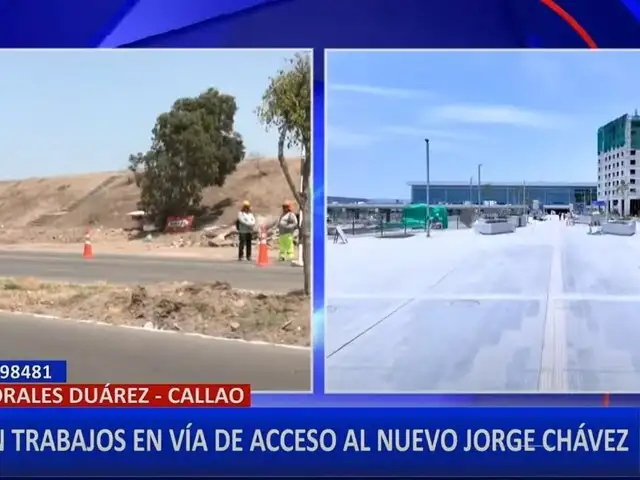 Avanzan las obras en la avenida Morales Duárez tras postergar inauguración del nuevo aeropuerto Jorge Chávez