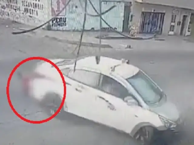 Abuelita podría perder ojo: auto en reversa atropella y deja herida a adulta mayor en Independencia