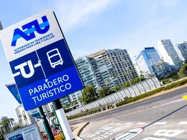 ATU habilita nueve paraderos exclusivos para transporte turístico en Lima y Callao