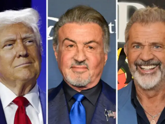 Donald Trump nombra ‘embajadores’ de Hollywood a Mel Gibson y Sylvester Stallone