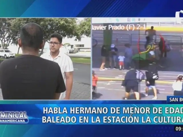 Hermano de joven baleado en estación La Cultura pide justicia: "Su estado es demasiado crítico"