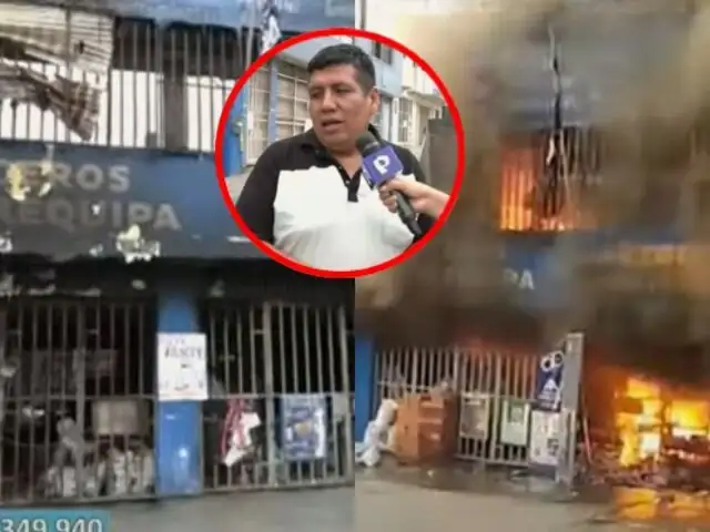 Extorsionadores incendian ferretería en Comas: dueño denuncia amenazas previas por cobro de cupos