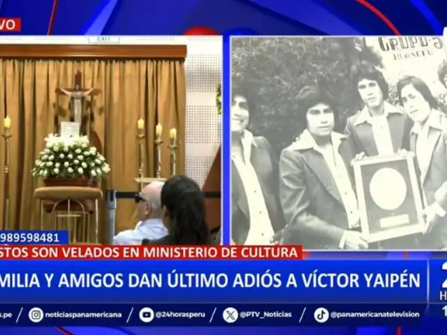 Víctor Yaipén: Familiares y amigos dan el último adiós al creador y líder de Orquesta Candela