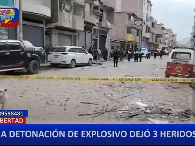 Trujillo: atentado con explosivos en Huamachuco deja tres heridos