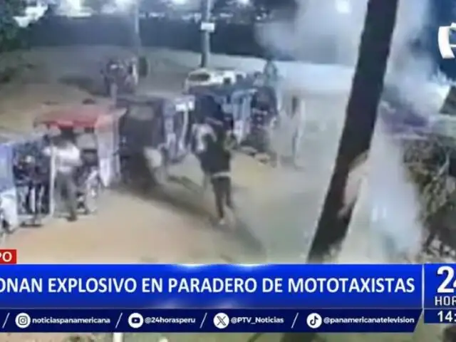 Satipo: Detonan explosivo en paradero de mototaxistas