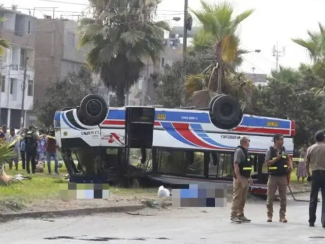 Accidente en SMP: cúster volcada registra 22 papeletas y no tenía SOAT