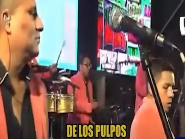 ¡Increíble! Orquesta manda saludos a la organización criminal 'Los Pulpos' y a su cabecilla