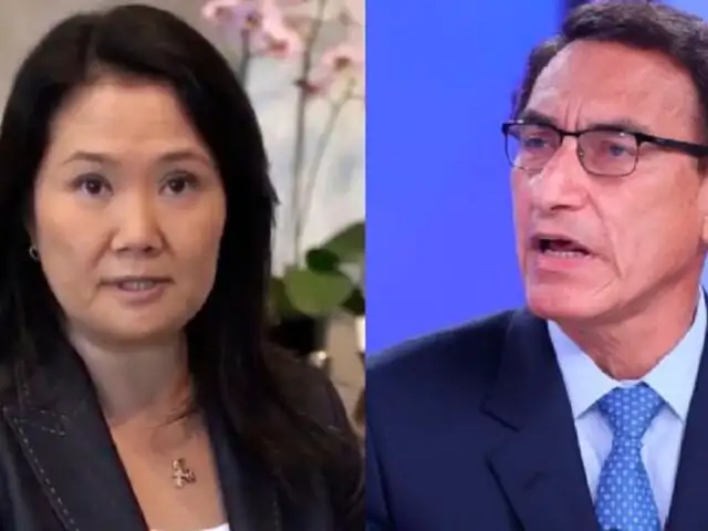 Vizcarra culpa a Keiko Fujimori por inhabilitación: "Tiene terror de enfrentarme en unas elecciones"