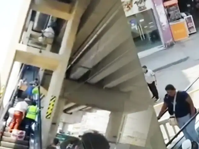 Mano de niño quedó atrapada en escalera eléctrica de la Línea 1 del Metro de Lima en SJL