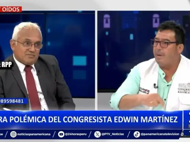 Edwin Martínez vuelve a causar polémica por denuncia contra José Jerí