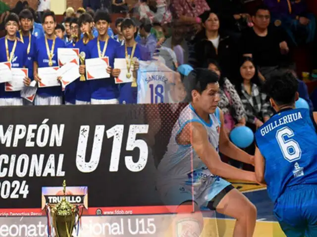 Basketball U15: Quillabamba y Trujillo se coronaron campeones nacionales del torneo nacional