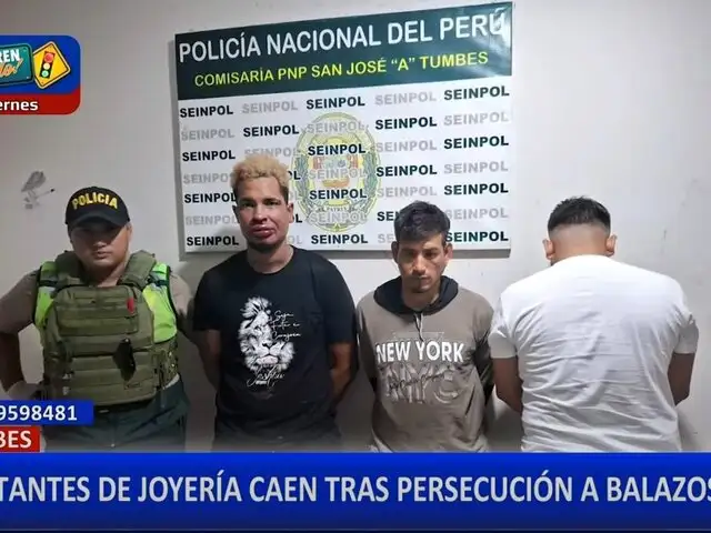 Tumbes: delincuentes protagonizan balacera tras intentar robar joyería