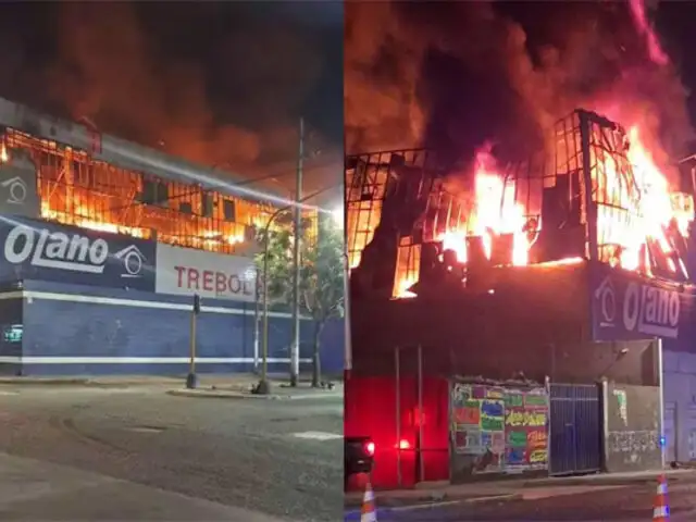 Incendio consumió ferretería en Trujillo: vecinos escucharon fuerte explosión antes del siniestro