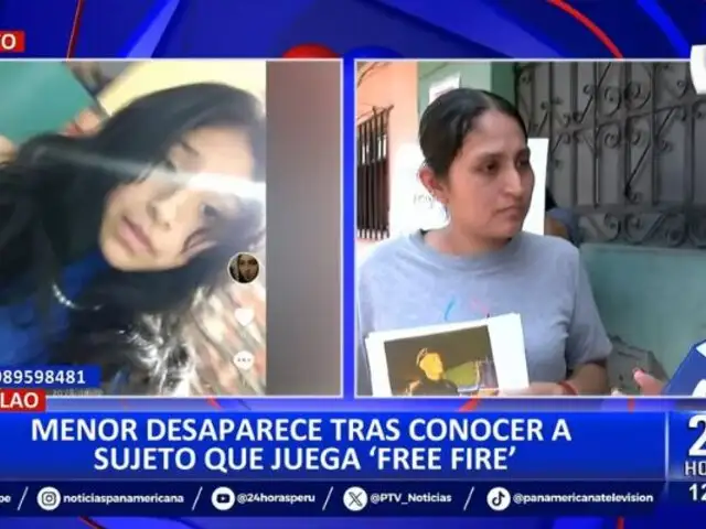 Callao: Menor lleva 11 días desaparecida tras conocer a sujeto a través del juego "Free Fire"