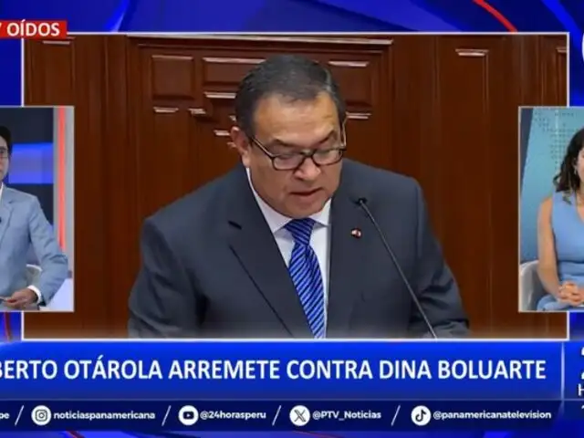 Alberto Otárola responde a Dina Boluarte: "Cambie el verbo odiar por el de gobernar"