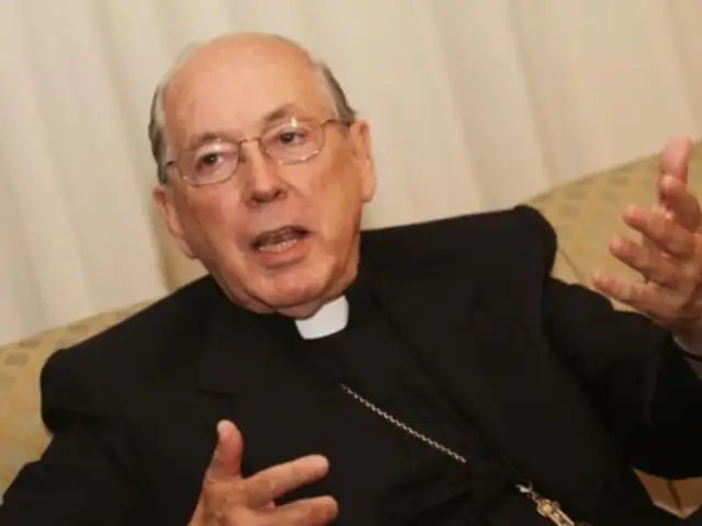 Conferencia Episcopal Peruana se pronuncia por denuncia a cardenal Cipriani: "Nos sentimos apenados"