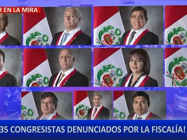 Congreso: Hay 35 legisladores que enfrentan denuncias constitucionales