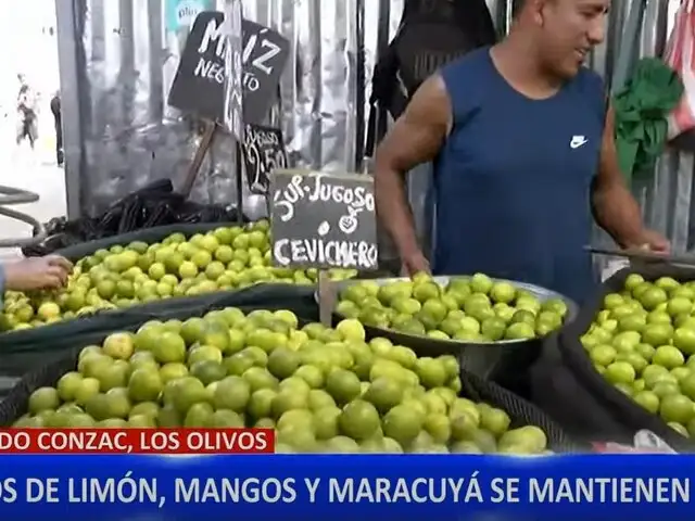 A pesar de sobreproducción, precios del limón, mango y maracuyá no bajan en Los Olivos