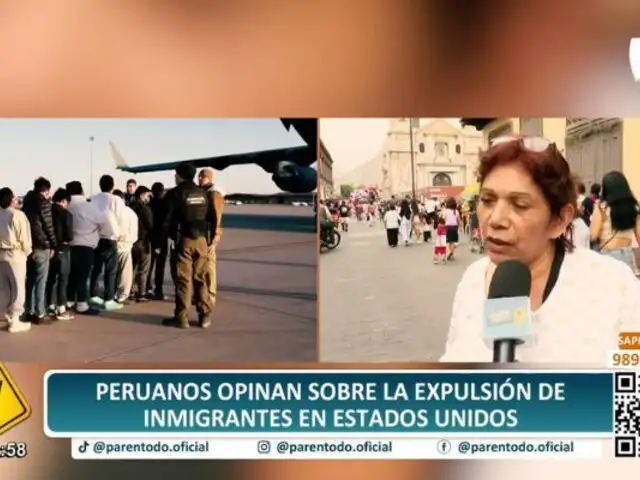 ¿Qué opinan los peruanos sobre la expulsión de inmigrantes en Estados Unidos?