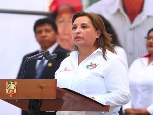 Dina Boluarte sobre su gobierno: “No tendrá las manos manchadas de corrupción”