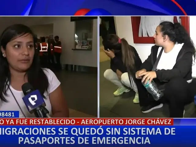 Peruanos pierden su vuelo al extranjero tras falla en Migraciones del aeropuerto Jorge Chávez