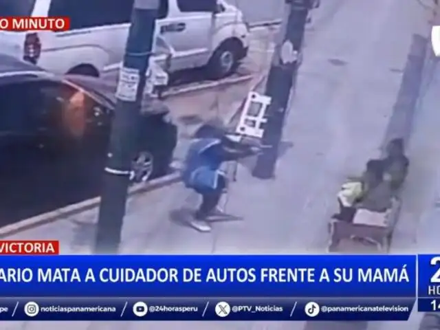 Terror en La Victoria: Sicario asesina a cuidador de autos frente a su madre