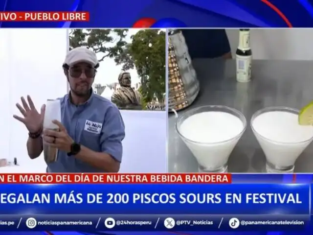 Pueblo Libre ya celebra el Día del Pisco Sour: Regalan más de 200 piscos en festival