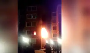 Por un presunto cortocircuito: familias damnificadas por incendio en condominio de Carabayllo