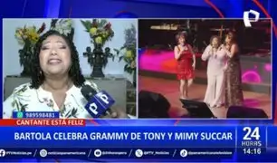 Bartola celebra Grammy de Tony y Mimy Succar: "Me siento como si estuviéramos ganando la Eliminatoria"