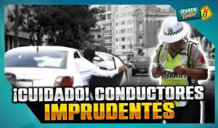 Caos en Lima: conductores infringen las normas de tránsito sin control