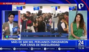 Fuga de talentos: Más de 600 mil peruanos emigraron el año pasado