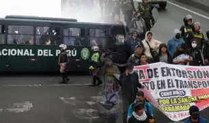 PNP despliega buses para trasladar a ciudadanos en medio del paro de transportistas