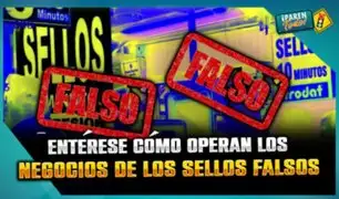 Entérese cómo operan los negocios de los sellos falsos