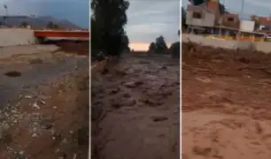 ¡Alerta en Ica! Desborde de río genera preocupación en la población