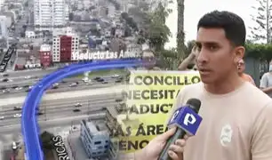 Vecinos rechazan construcción de viaducto en avenida Las Américas en La Victoria por esta razón