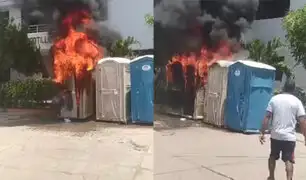 Piura: incendian baños destinados a feligreses que llegan a venerar al milagroso Señor de Chocán