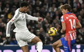 Real Madrid y Atlético empatan 1-1 en intenso derbi y mantienen la lucha por LaLiga