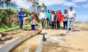 Midagri entrega canal y reservorio en Cerro Mashín que beneficiará a más de 2000 pobladores