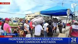 Tumbes: Frontera entre Perú y Ecuador sigue cerrada tras elecciones presidenciales